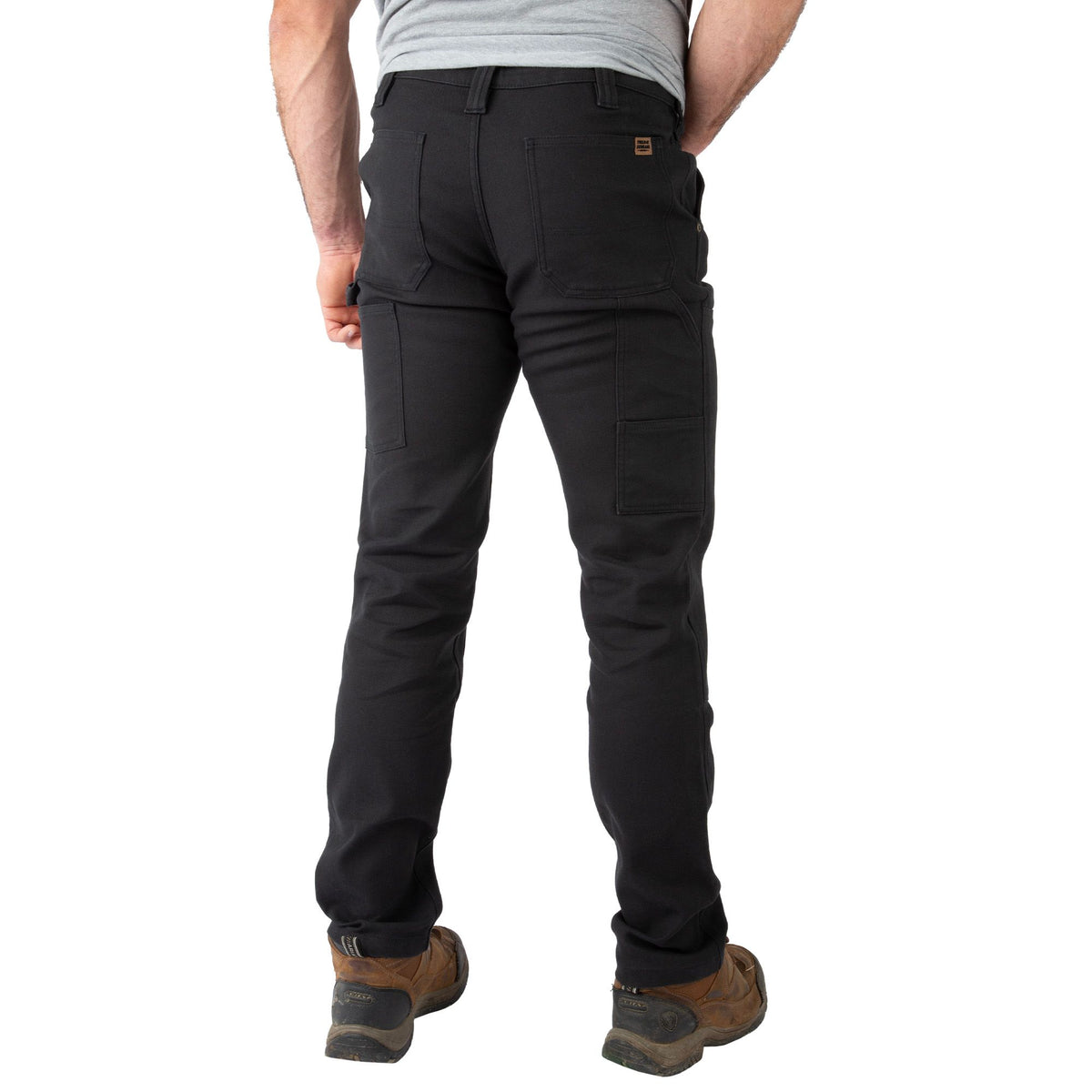 Black - Men's SFYK Shoot from Your Knees Double Layer Pants - Back