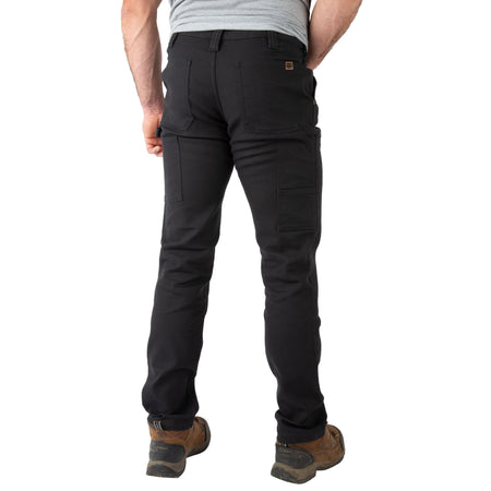 Black - Men's SFYK Shoot from Your Knees Double Layer Pants - Back