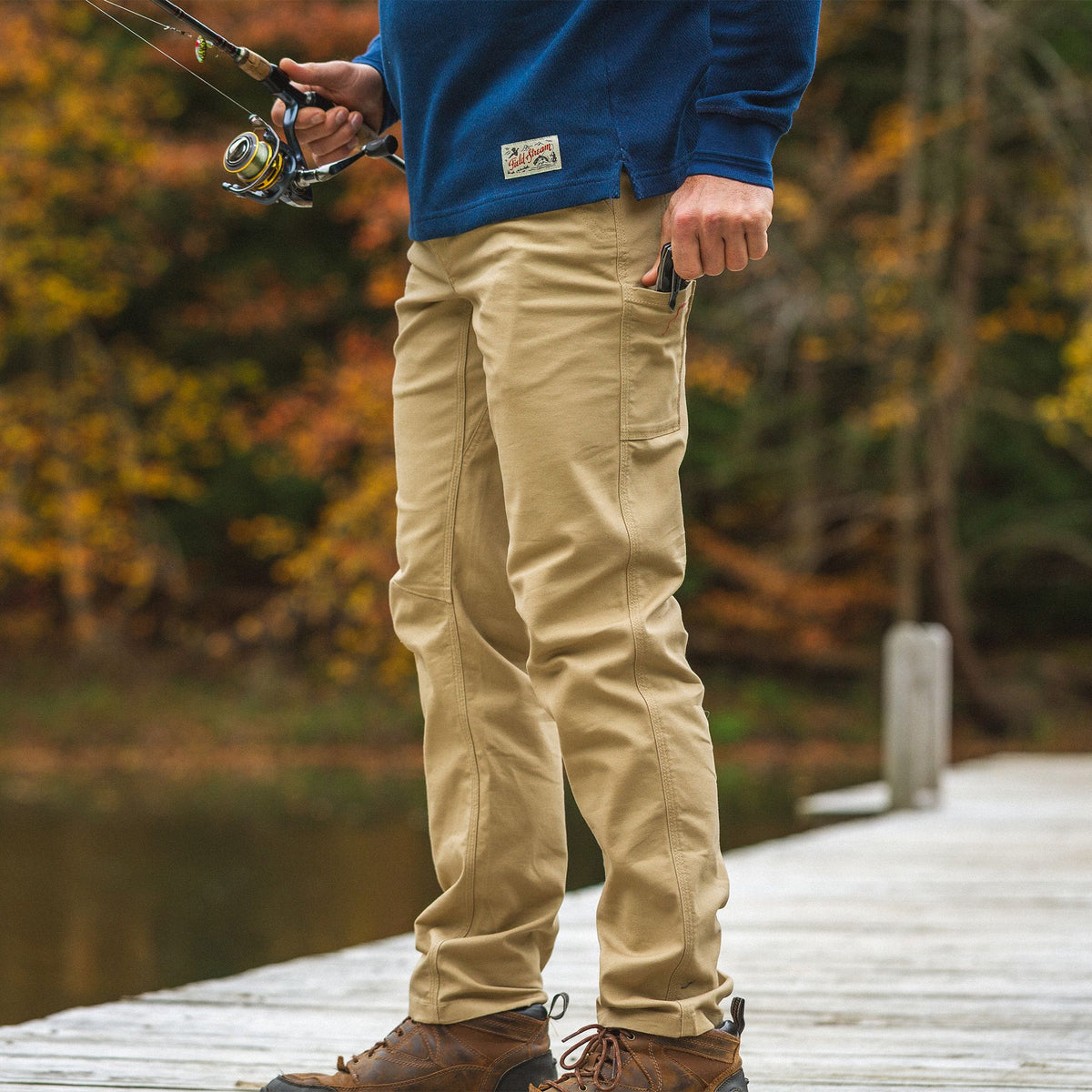 Khaki - Men's Full Strut Canvas Stretch Pant - Lifestyle2