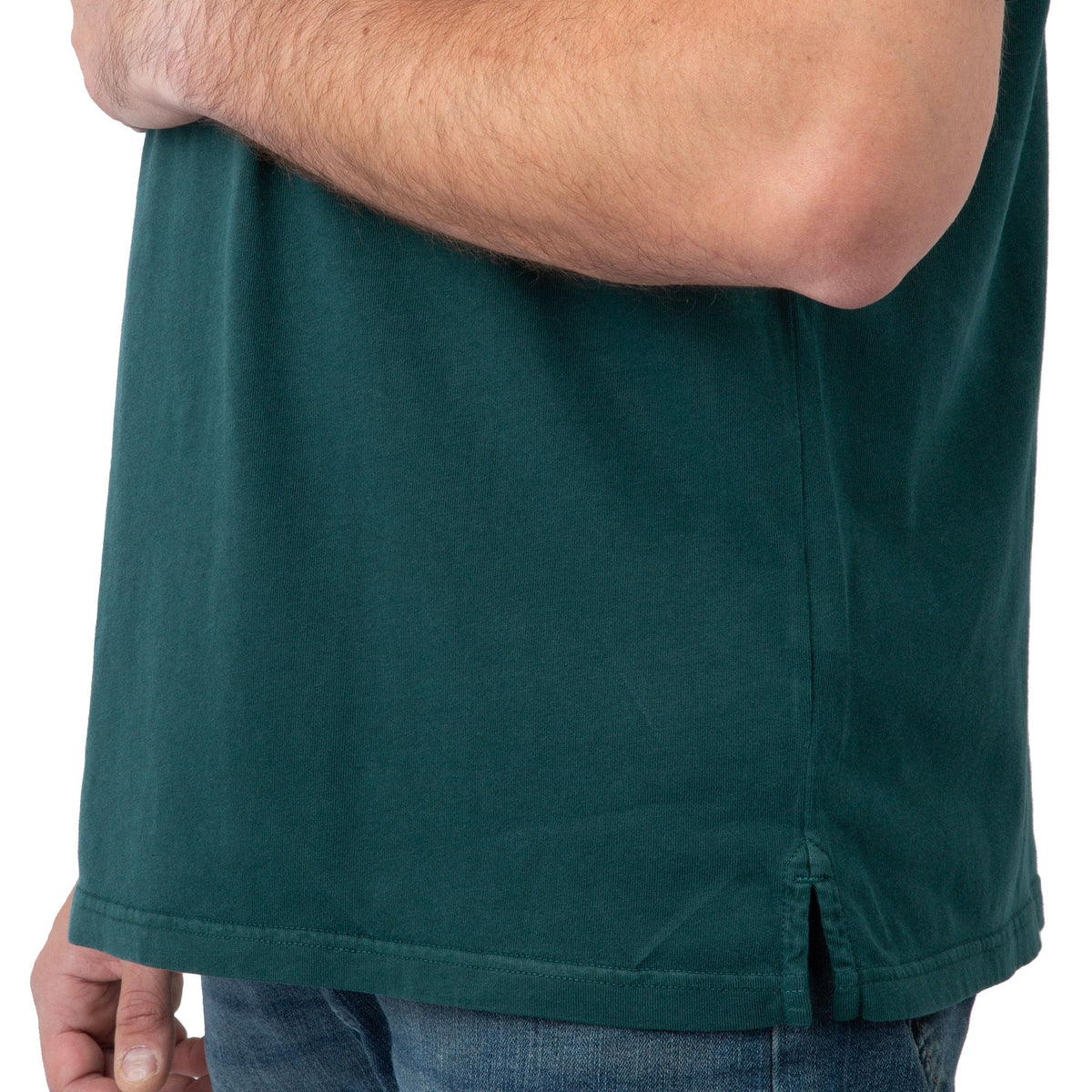Pine - Men's Flush Out Short Sleeve Pocket Tee - Bottom