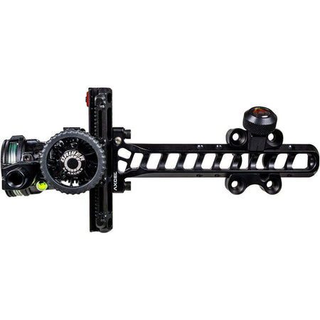 Stealth Black - Axcel Driver AVX Plus Standard-Pro Single Pin Bow Sight - Left Hand