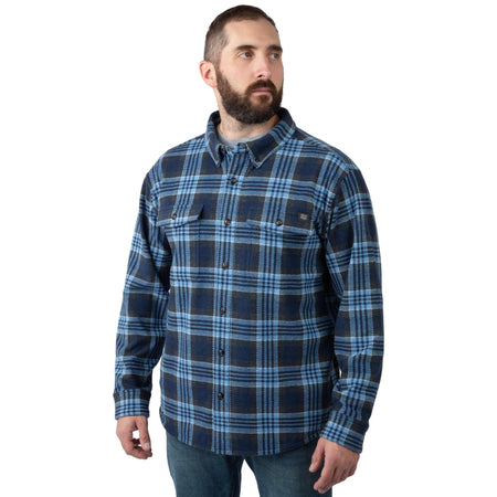 Smokey Plaid - Field & Stream Men's Bushveldt Plaid Knit Shirt
