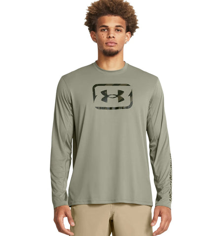 Green - Men's UA Fish Pro Freedom Long Sleeve T-Shirt