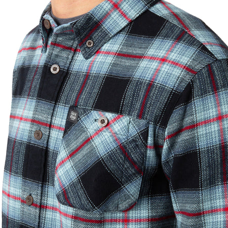 Night Sky Plaid - Men's Opening Day Flannel Shirt - Pocket