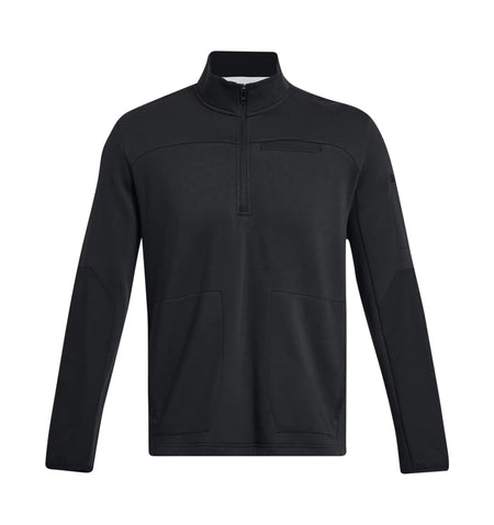 Black - UA Rival Fleece Tactical Job 1/4 Zip