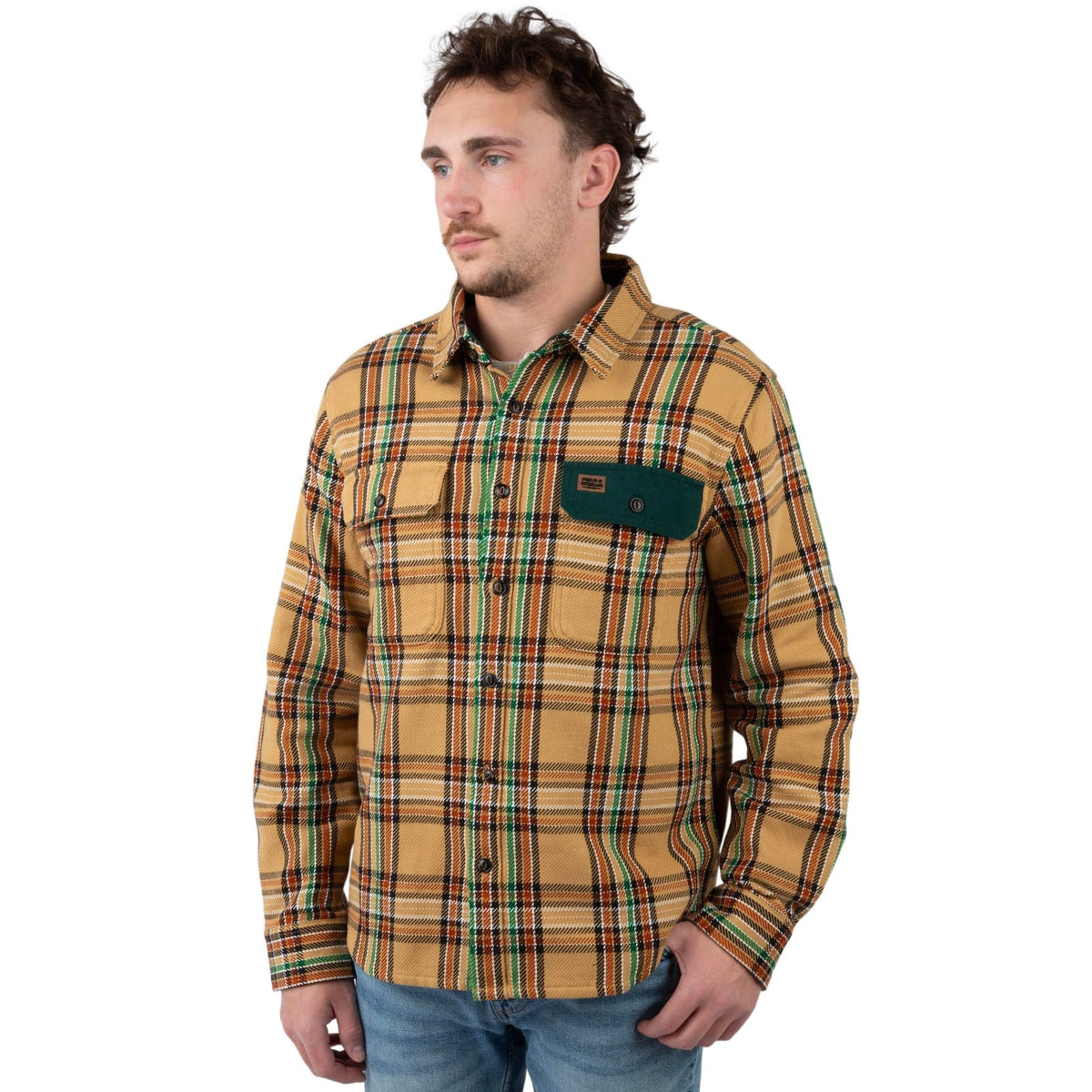 Truffle Plaid - Men's Hardwood Heavyweight Flannel Shirt