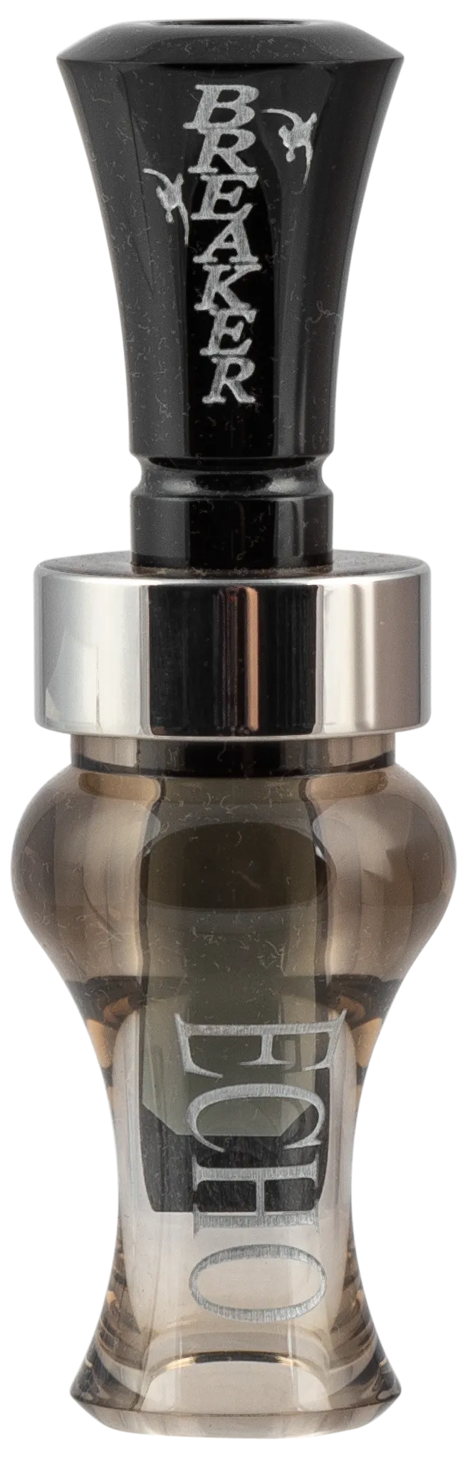 Echo Calls Breaker Single Reed Mallard Hen Duck Call - Smoke Acrylic