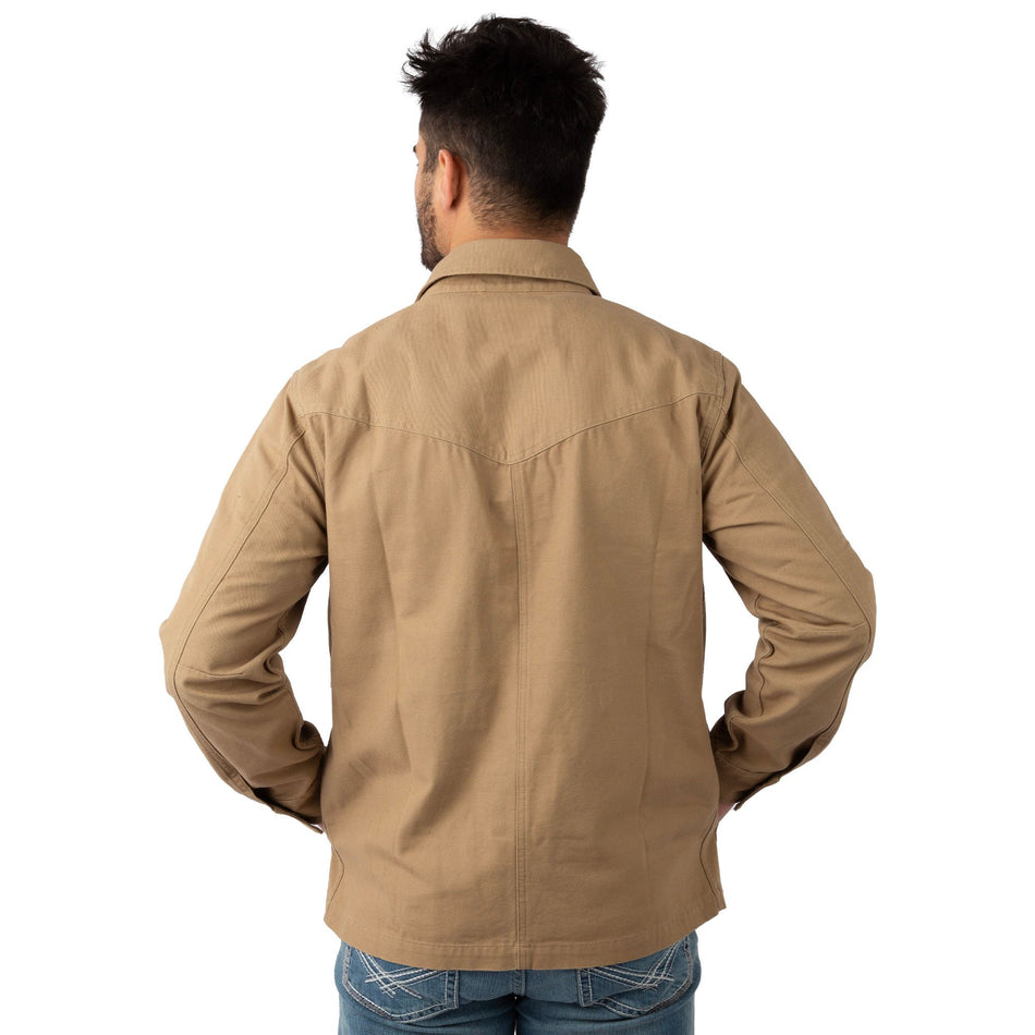 Khaki - Men's Brushbuster Utility Jacket - Back
