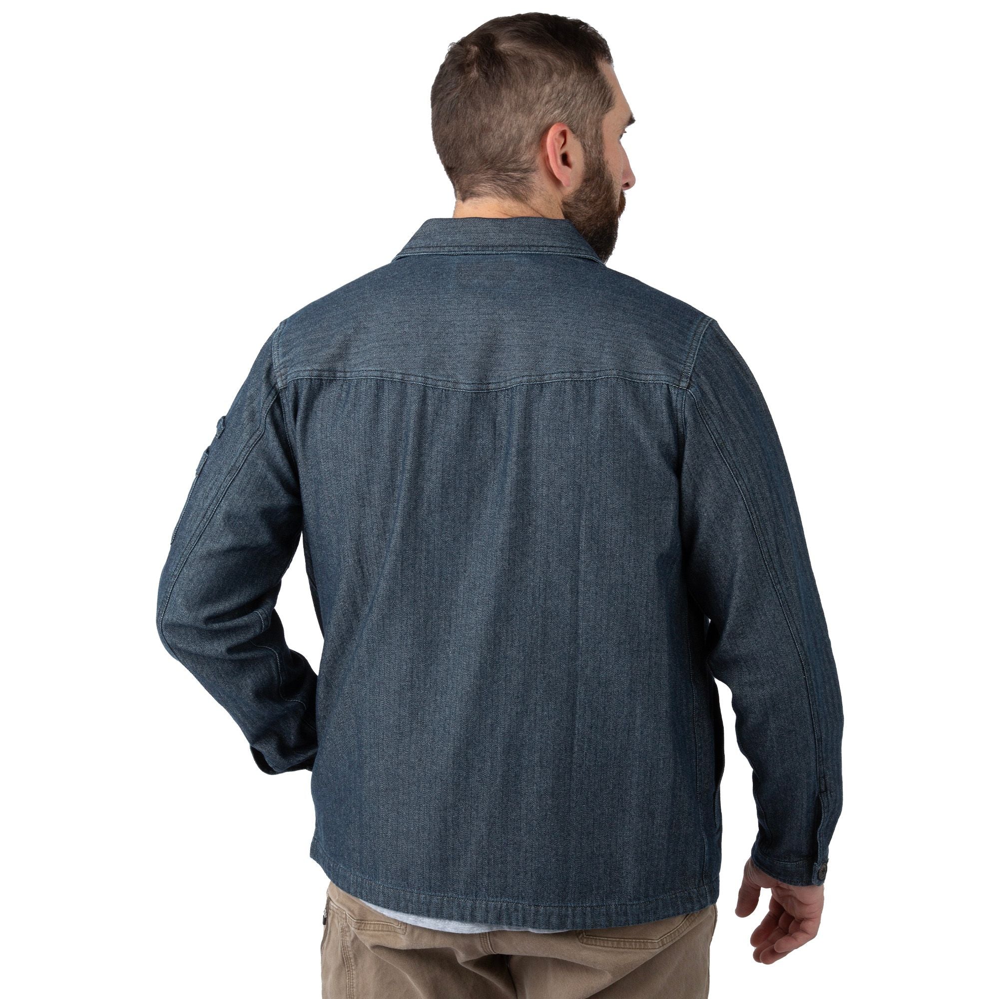 Denim - Men's Epoch Lightweight Twill Shirt Jacket  - Back