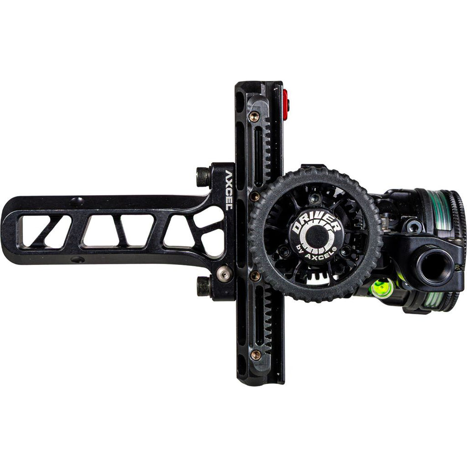 Stealth Black - Axcel Driver AVX Plus Bridge-Lock Single Pin Bow Sight