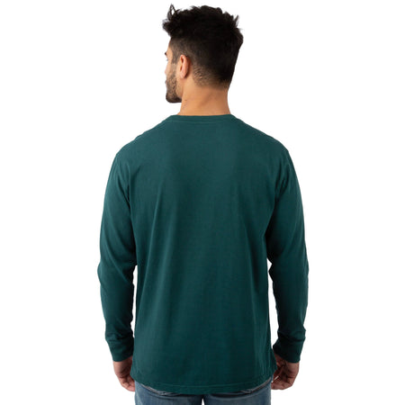 Pine - Men's Flush Out Long Sleeve Pocket Tee - Back
