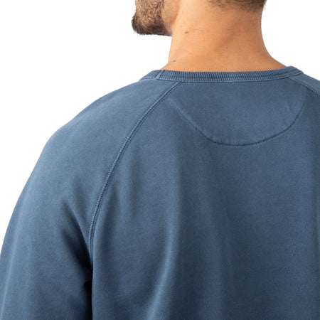 Indigo - Men's Holloa French Terry Crew - Shoulder