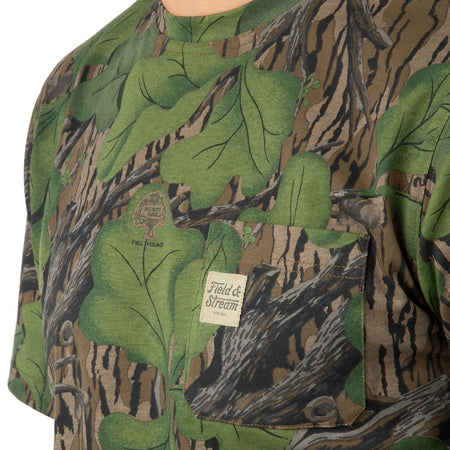 Mossy Oak - Men's Flush Out Short Sleeve Pocket Tee - Pocket