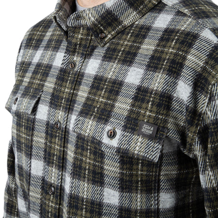 Mash Plaid - Field & Stream Men's Bushveldt Plaid Knit Shirt - Pocket