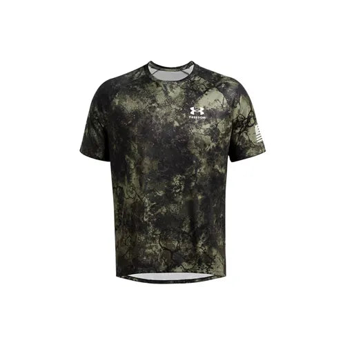 OD Green / White - Men's UA Freedom Camo T-Shirt