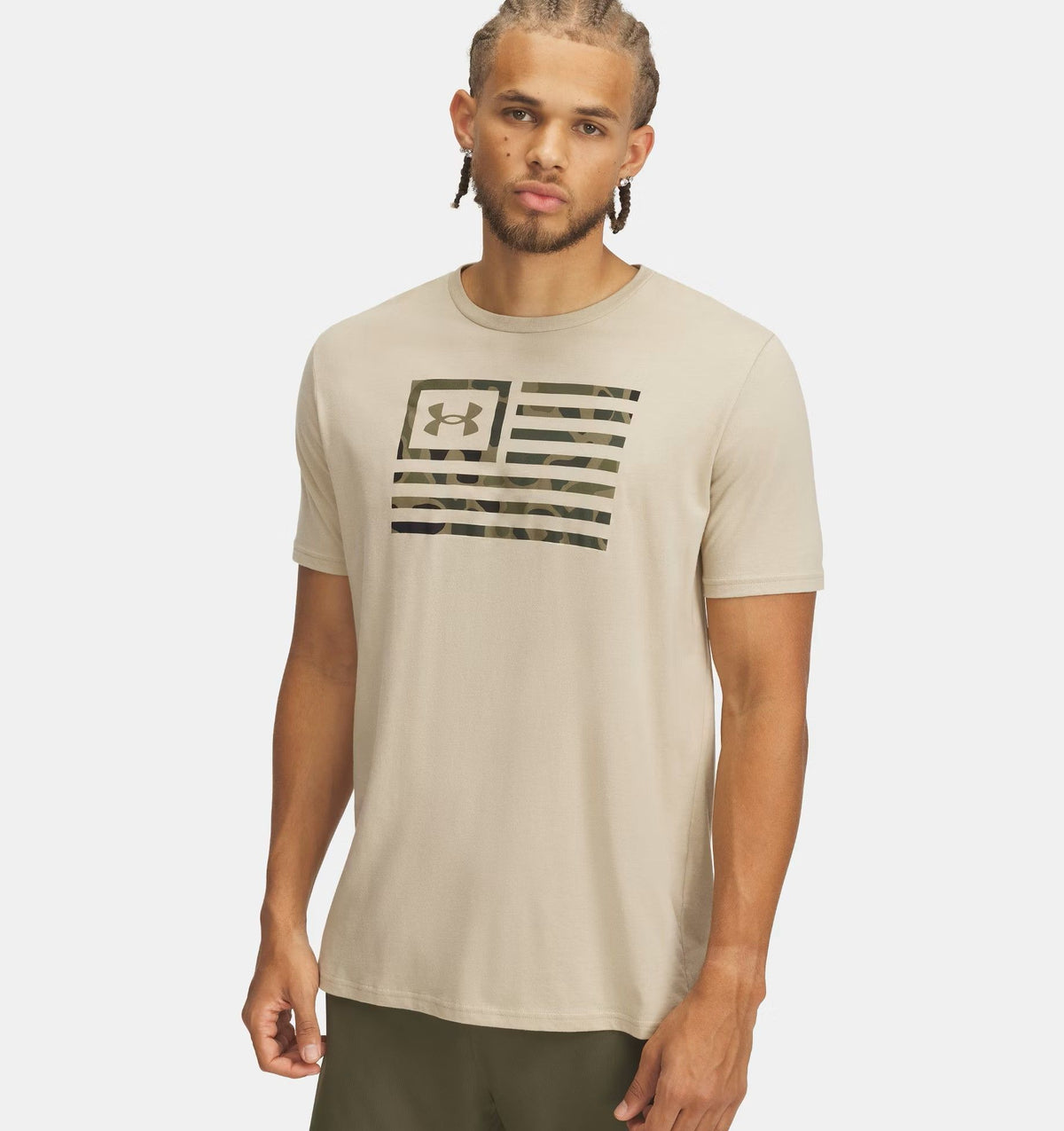 Desert San/ Bayou - Men's UA Freedom Flag Printed T-Shirt