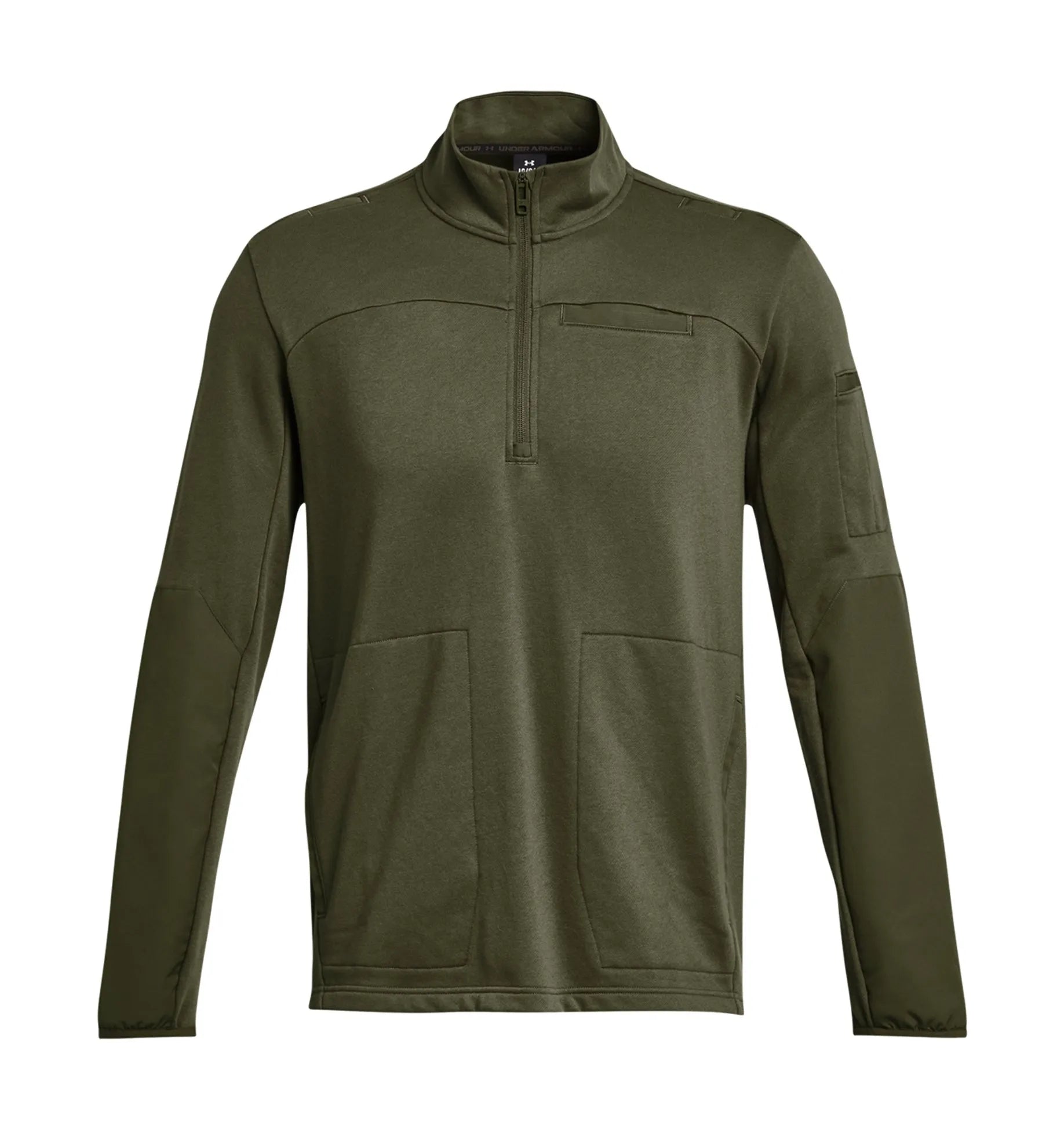 Green - UA Rival Fleece Tactical Job 1/4 Zip