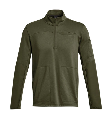 Green - UA Rival Fleece Tactical Job 1/4 Zip