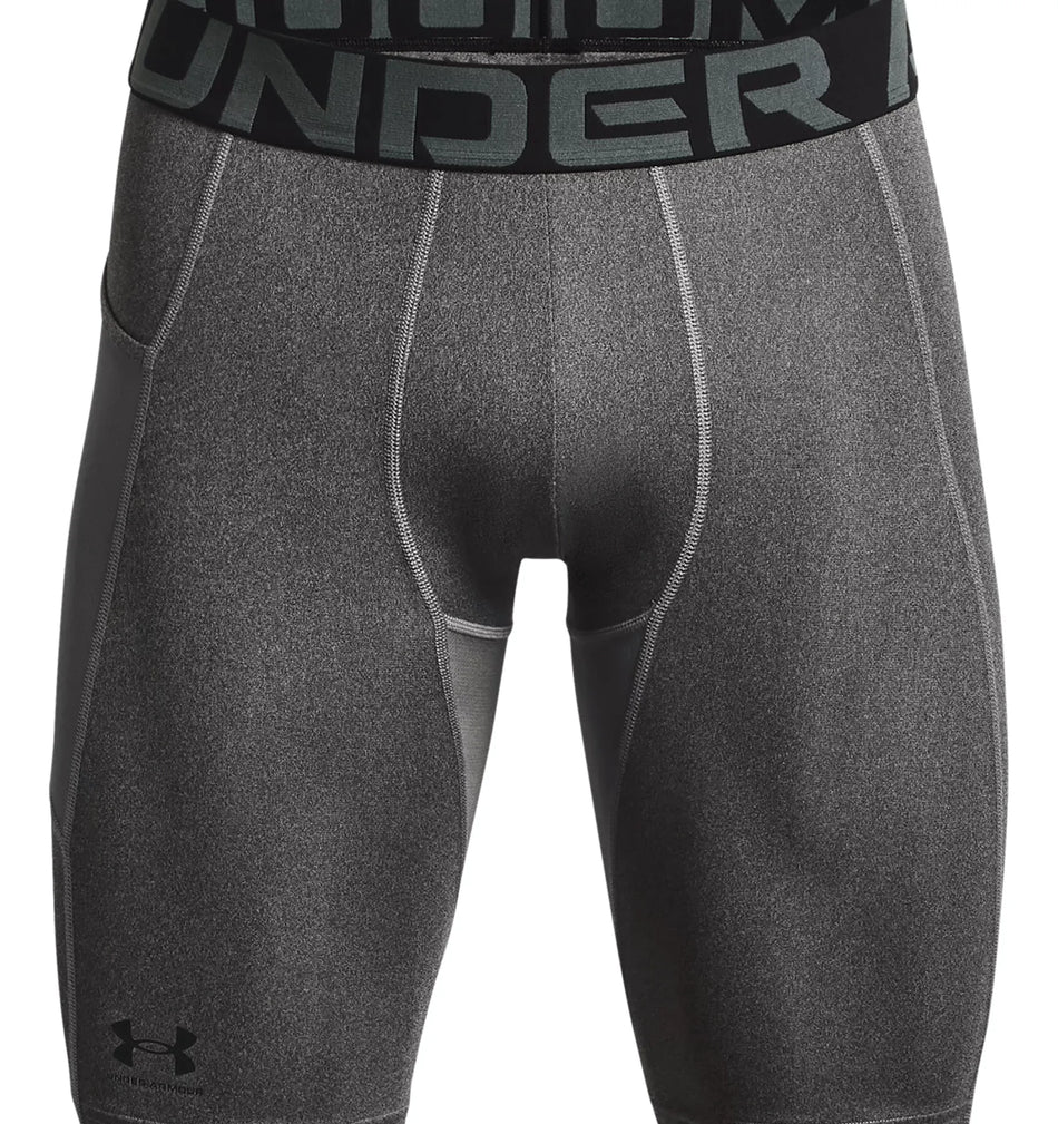 Gray - HeatGear Pocket Long Shorts