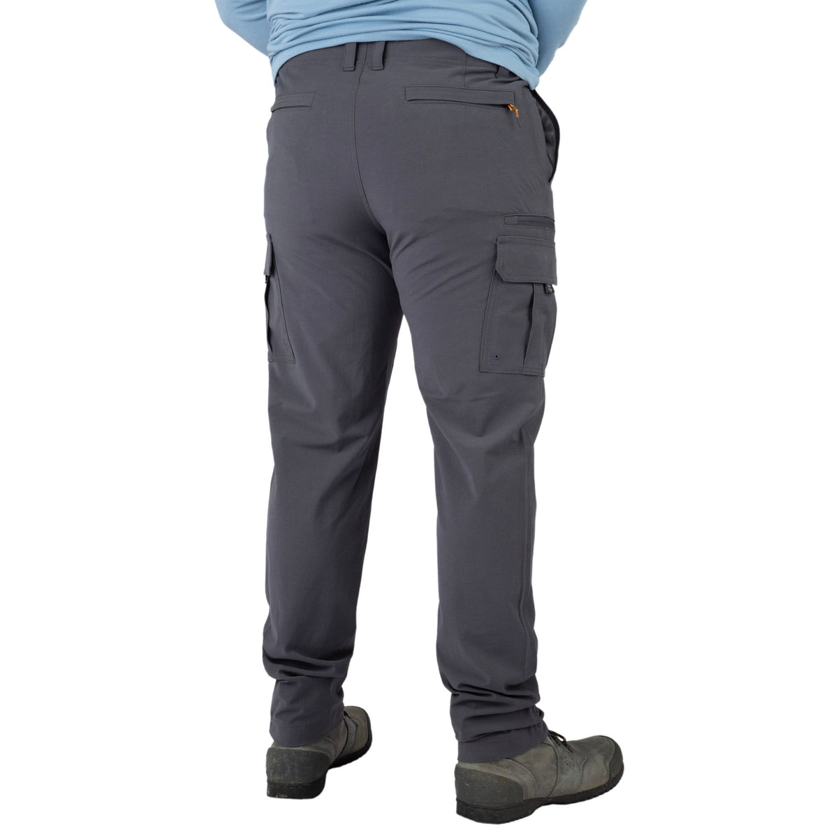 Charcoal- Men's Downstream Cargo Pants - Back