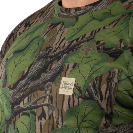 Mossy Oak - Men's Flush Out Long Sleeve Pocket Tee - Pocket
