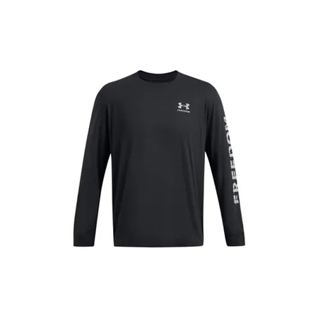 Black - Men's UA Freedom Flag Long Sleeve T-Shirt