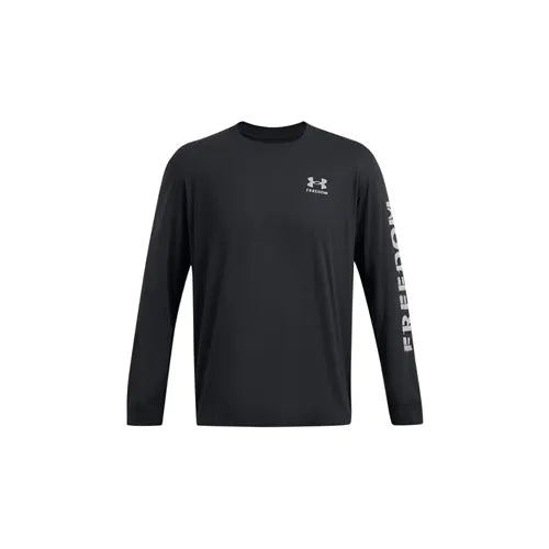 Black - Men's UA Freedom Flag Long Sleeve T-Shirt