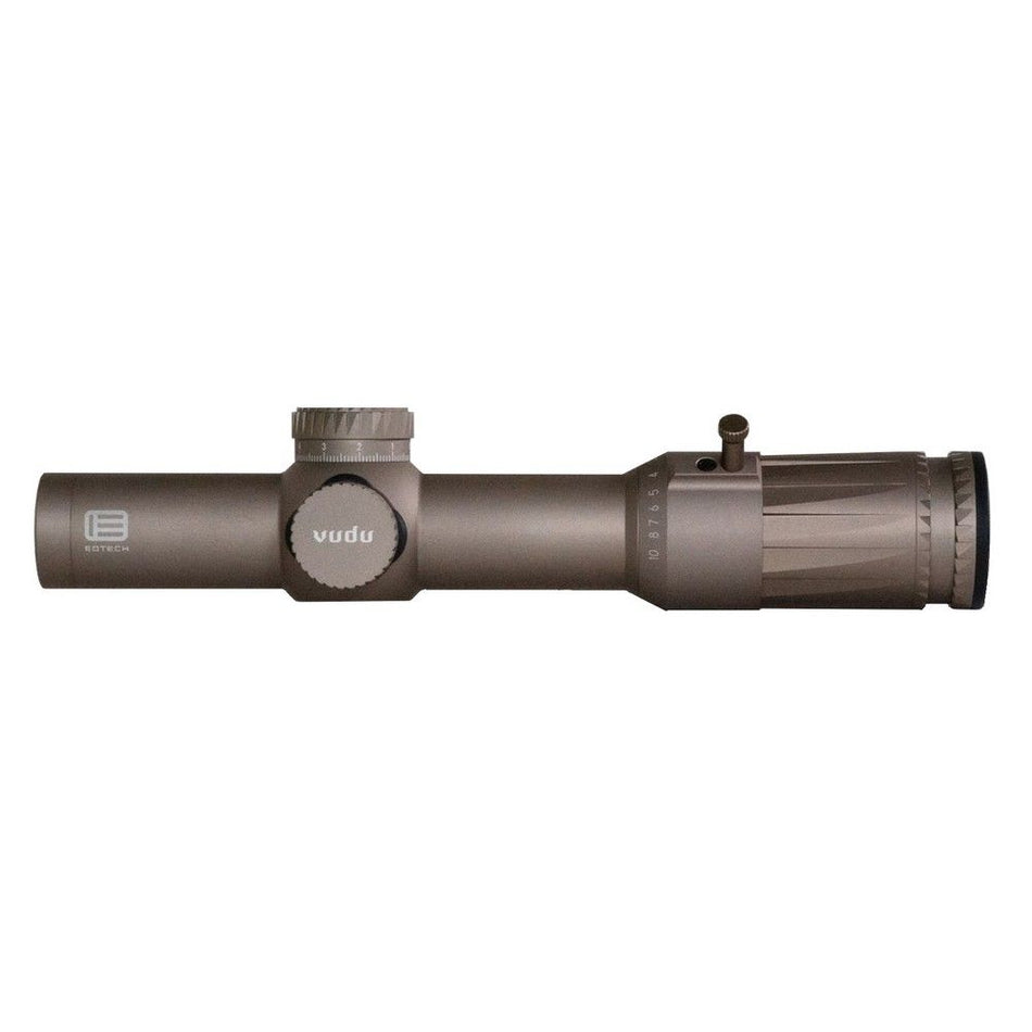 Vudu 1-10x 28mm Rifle Scope - Tan - Illuminated SR5 MRAD