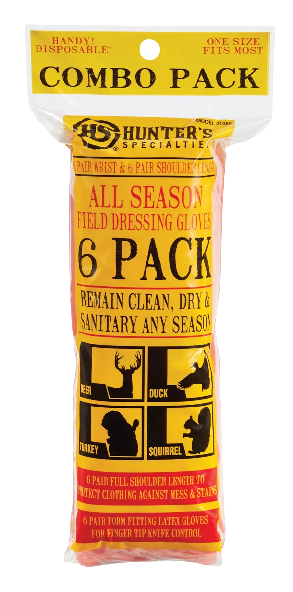 Field Dressing Gloves Combo Pack