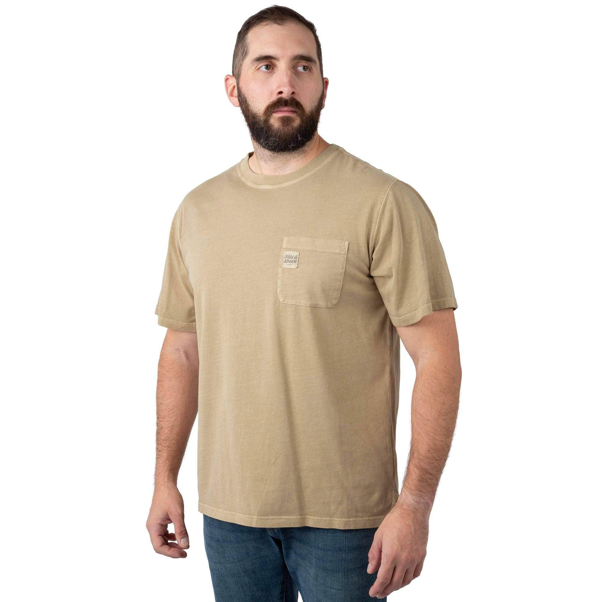 Khaki - Men's Flush Out Short Sleeve Pocket Tee