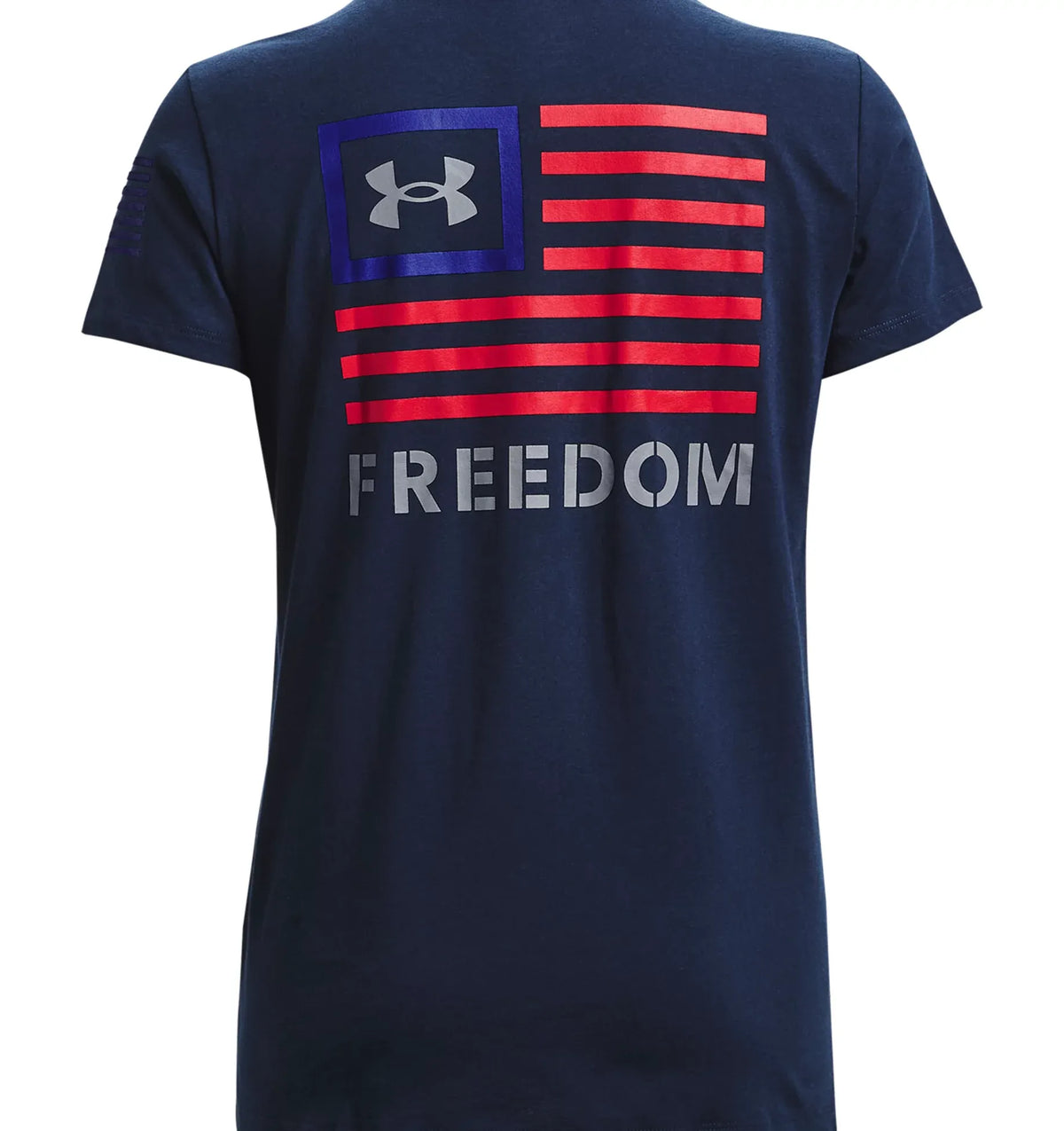 Blue- Women's UA Freedom Banner T-Shirt
