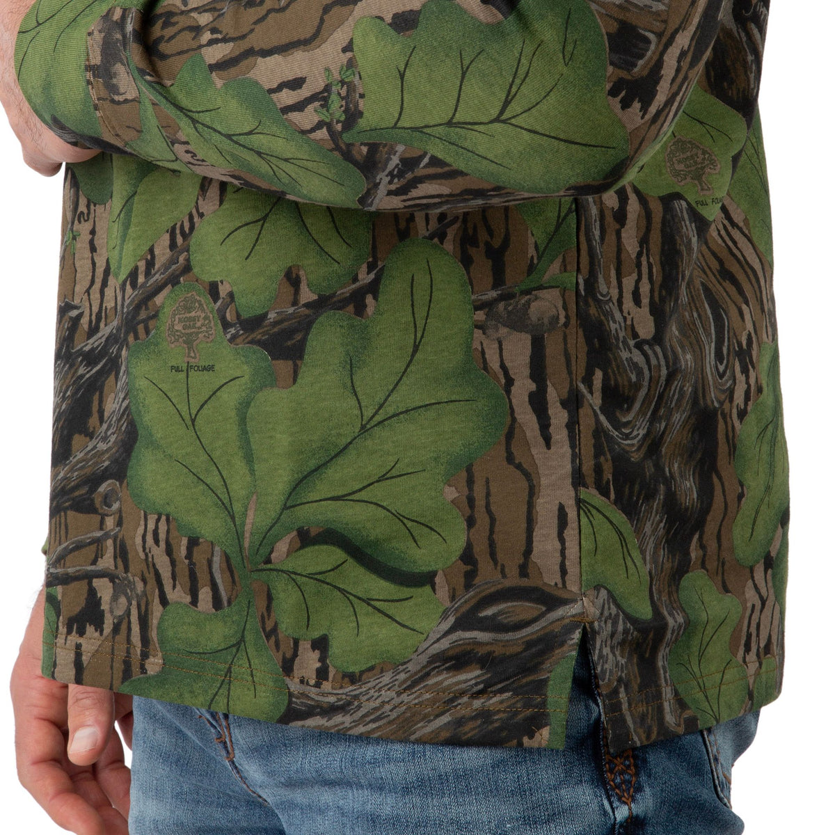 Mossy Oak - Men's Flush Out Long Sleeve Pocket Tee - Bottom