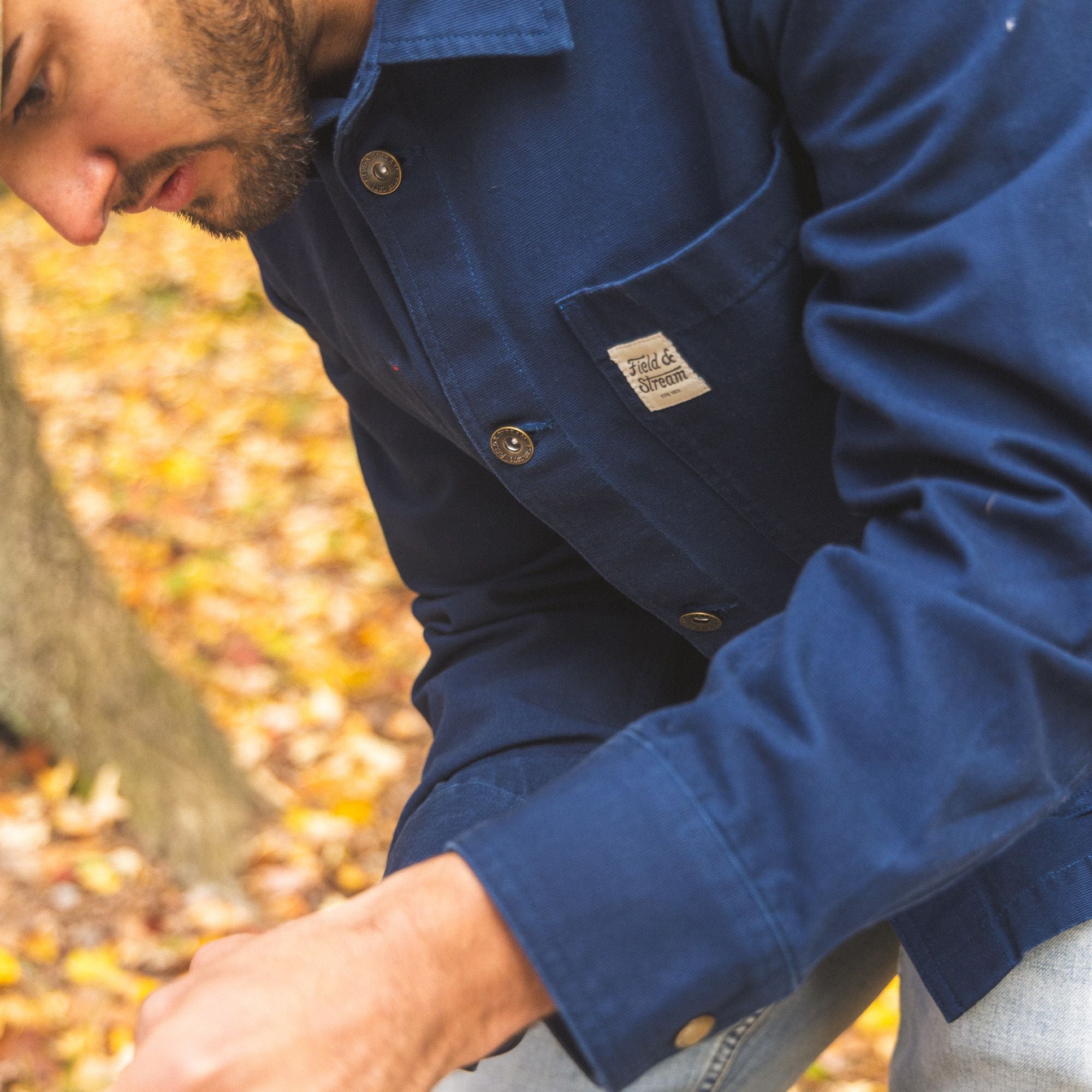 Navy - Men's Brushbuster Utility Jacket - Lifestyle2