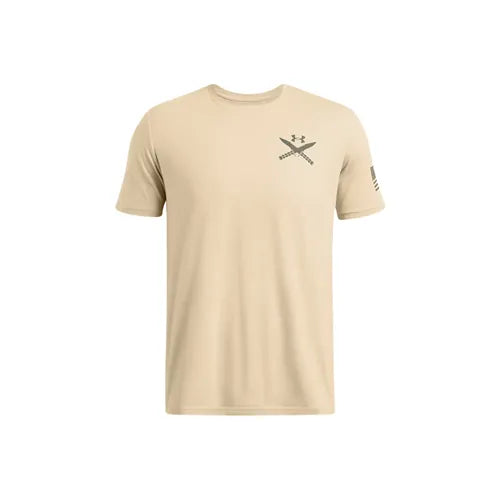 Desert Sand - Men's UA Freedom Spine T-Shirt