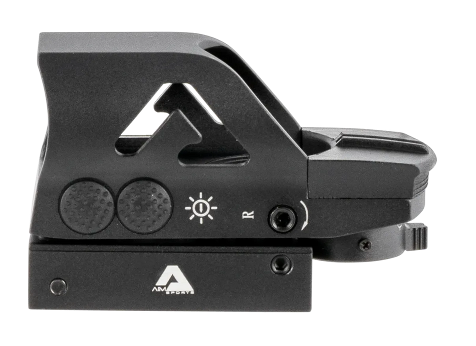 Aim Sports Full-Size Reflex Sight Matte Black 1x34mm Red/Green Multi Reticle