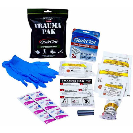 Adventure Trauma Pak First Aid Kit with QuikClot - Kit Contents