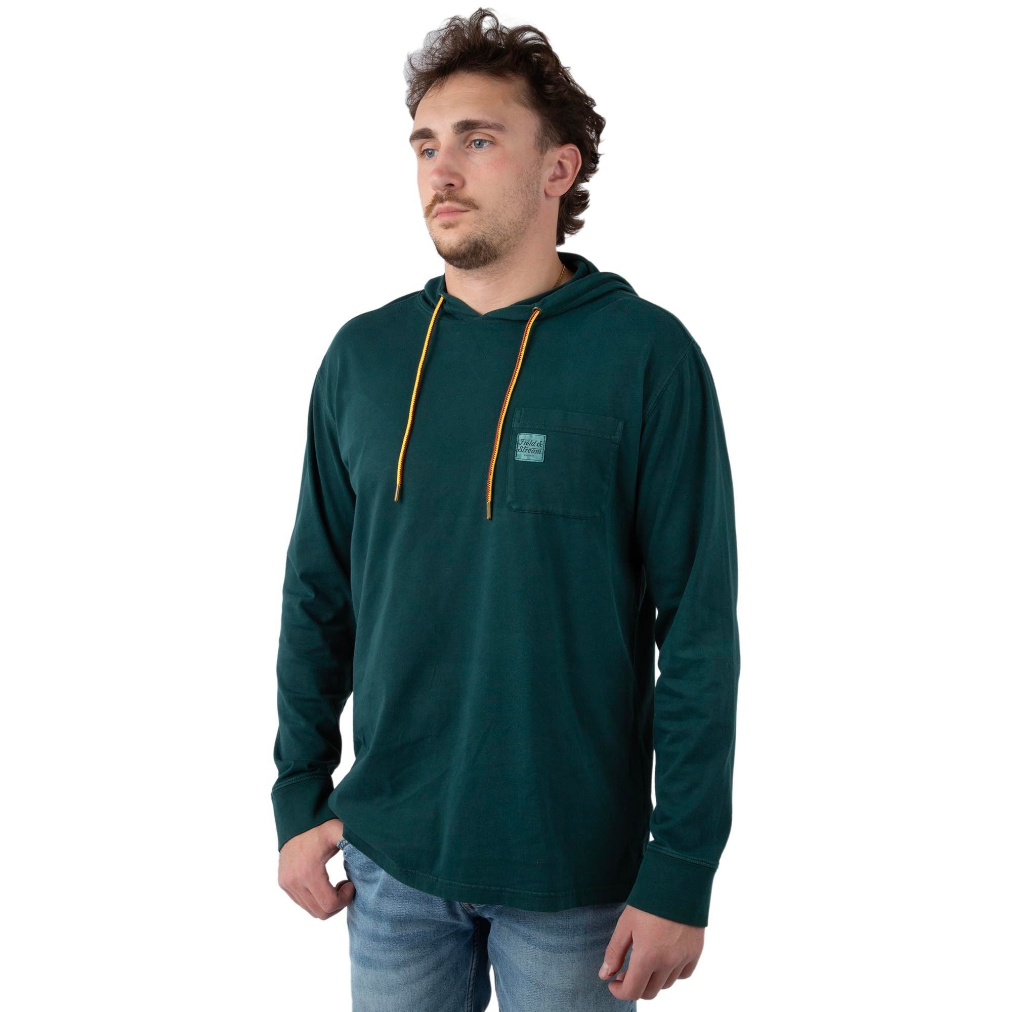 Pine - Men's Flush Out Long Sleeve Hoodie