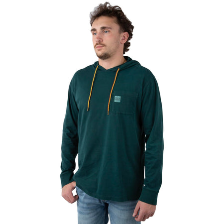 Pine - Men's Flush Out Long Sleeve Hoodie