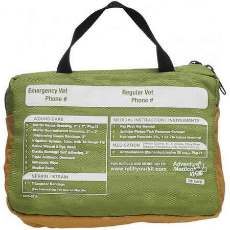 Trail Dog Series First Aid Kit - Back