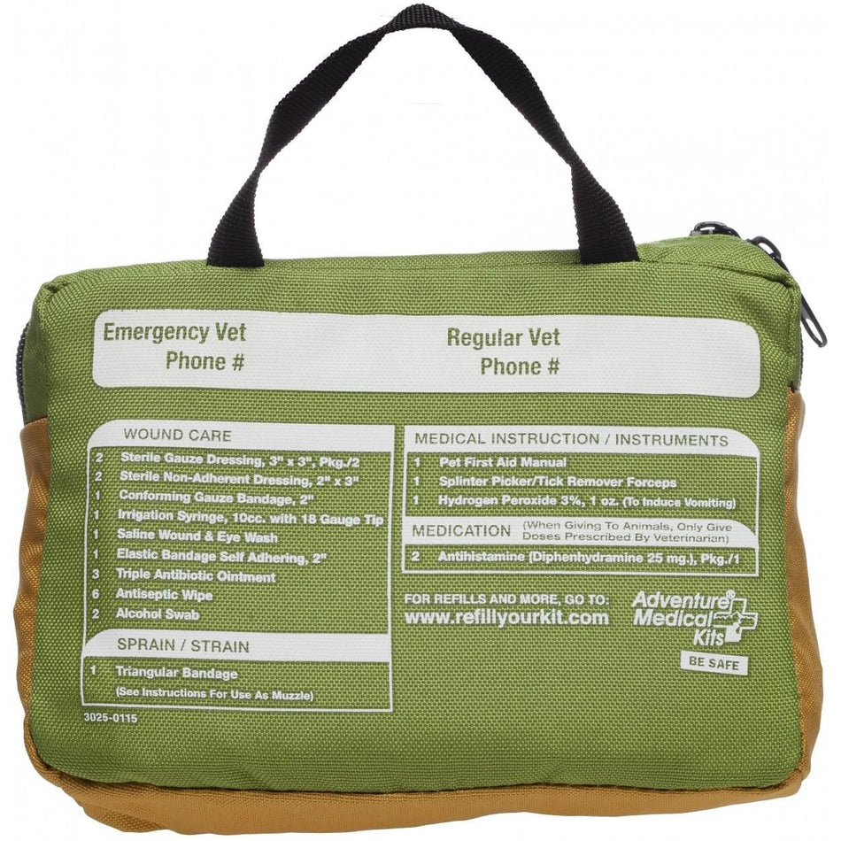 Trail Dog Series First Aid Kit - Back
