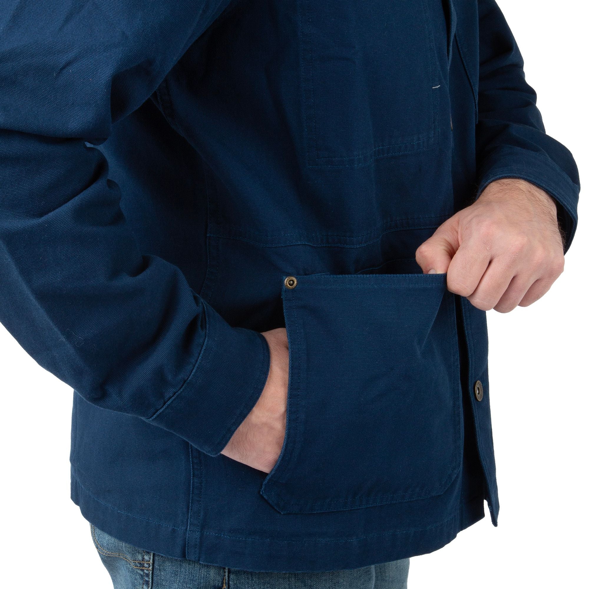 Navy - Men's Brushbuster Utility Jacket - Pocket