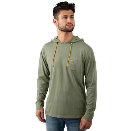 Light Olive - Men's Flush Out Long Sleeve Hoodie