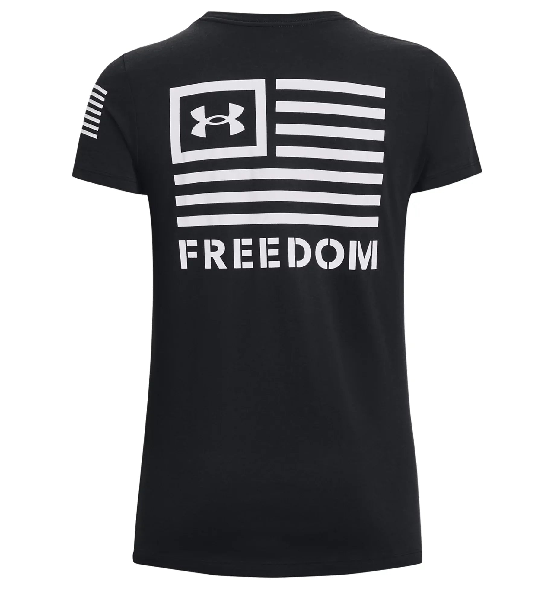 Black - Women's UA Freedom Banner T-Shirt