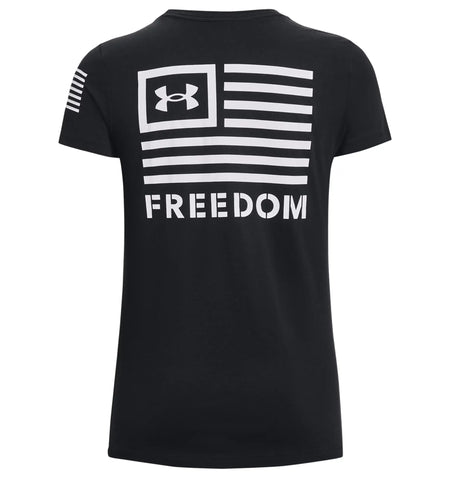 Black - Women's UA Freedom Banner T-Shirt