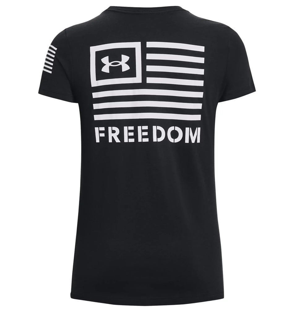 Black - Women's UA Freedom Banner T-Shirt
