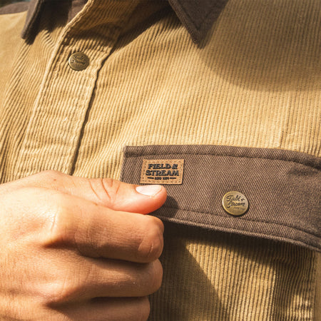 Khaki - Men's Tungsten Corduroy Shirt Jacket - Lifestyle4