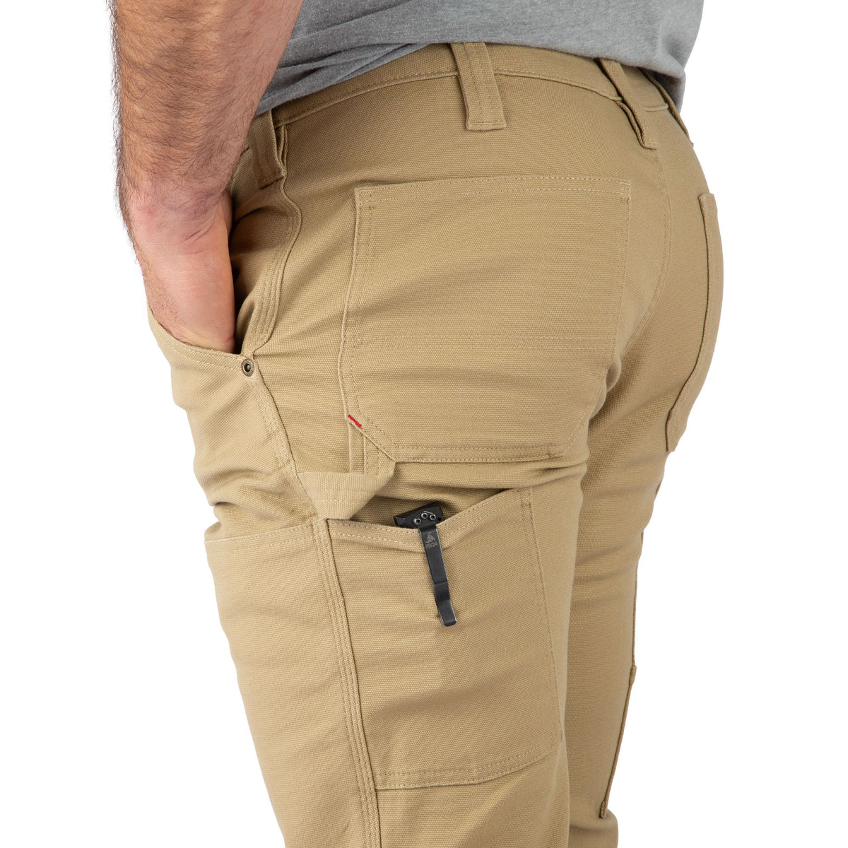 Khaki - Men's SFYK Shoot from Your Knees Double Layer Pants - Left