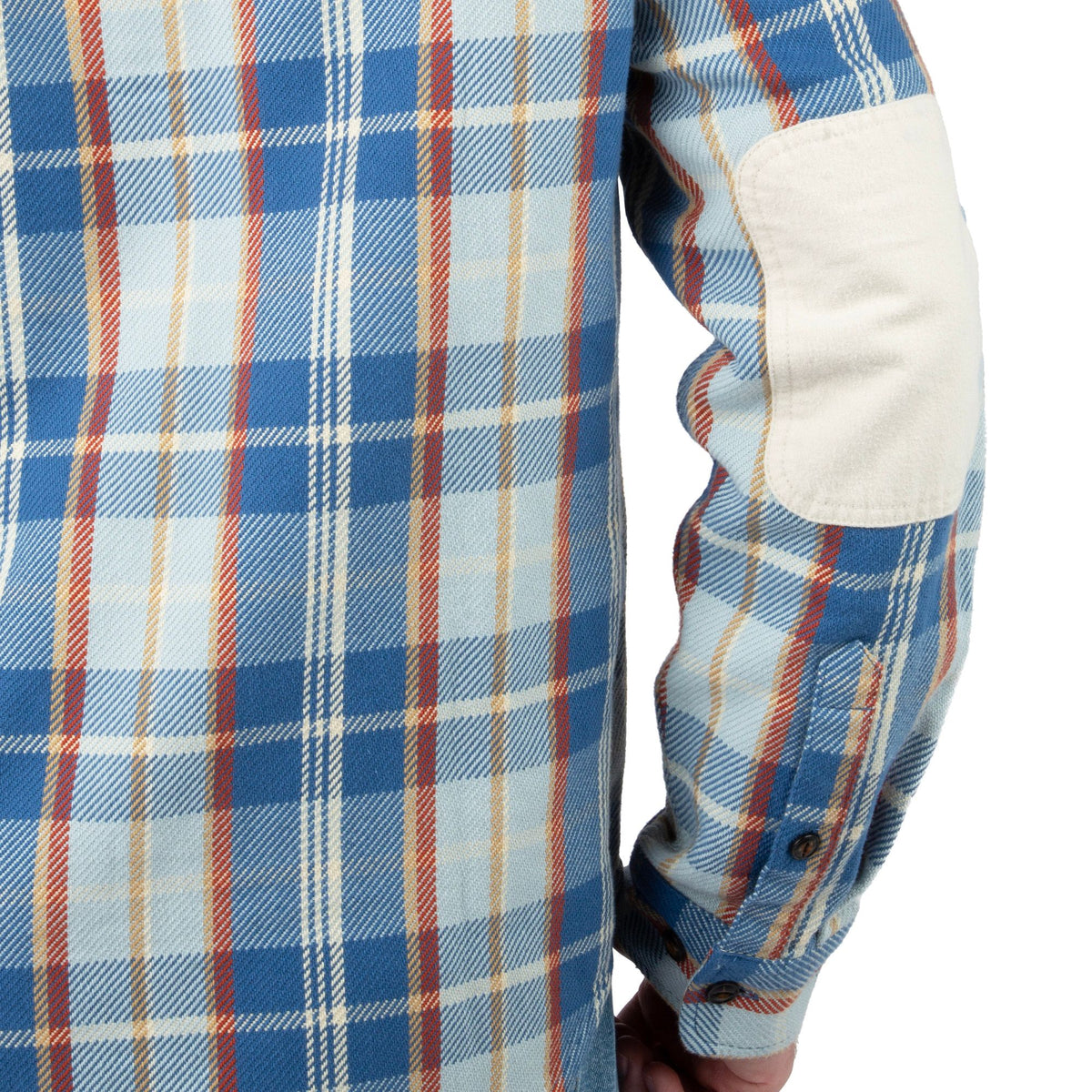Stratus Plaid - Men's Hardwood Heavyweight Flannel Shirt - Close