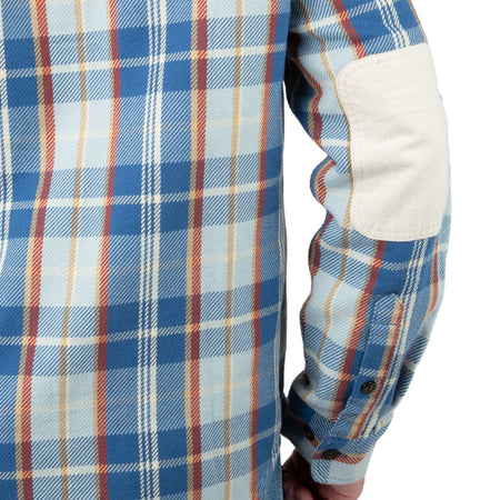 Stratus Plaid - Men's Hardwood Heavyweight Flannel Shirt - Close
