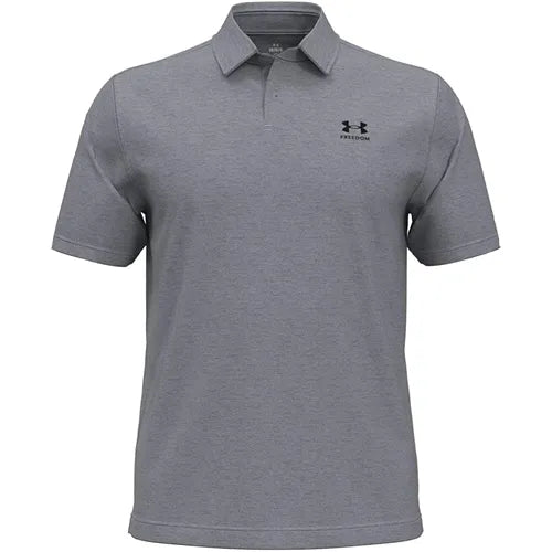 Steel - Men's UA Tee To Green Freedom Polo